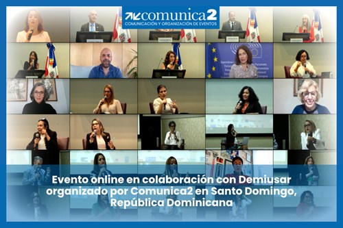 Evento online en colaboración con Demiusar  organizado por Comunica2 en Santo Domingo, República Dominicana